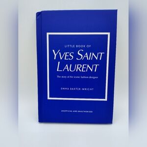 Little Book of Yves Saint Laurent by Emma Baxter-Wright NWT Hardback Fashion
